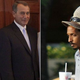 Screenshot of Lindsey and John Boehner; Screenshot of Dominic Lakhan